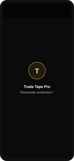 Trade Tape Pro screenshot